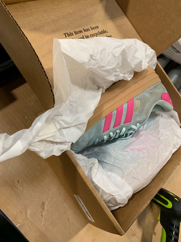 Photo 1 of  ** USED AND DIRTY *** adidas Women's VL Court Bold Sneaker, Halo Mint/Pulse Magenta/Gum, 10
