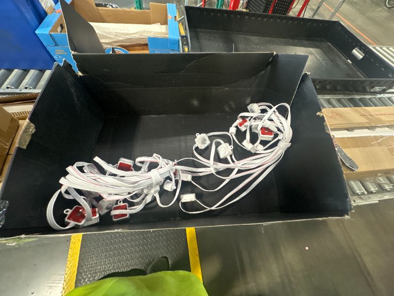 Photo 1 of [MISSING A LOT OF FEET, ONLY 2 CORDS] Govee Permanent Outdoor Lights, Smart RGBIC Outdoor Lights with 75 Scene Modes, 150ft with 108 LED Lights, IP67 Waterproof for Patio Decorations, Work with Alexa, Google Assistant, White