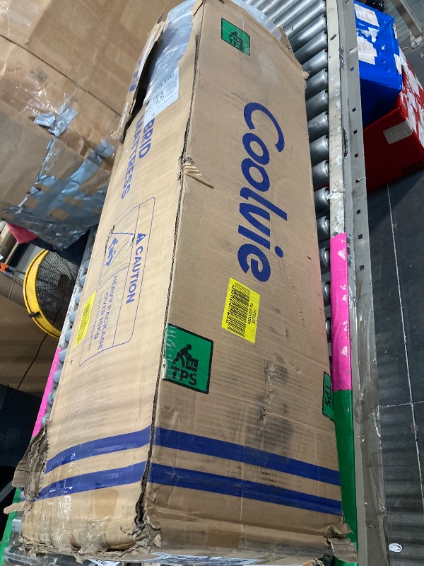 Photo 1 of **NEW OPEN BOX**Coolvie Twin XL Mattress 14 Inch, Hybrid XL Twin Mattress in a Box, 4 Layer Premium Foam with Pocket Springs for Motion Isolation and Pressure Relieving, Medium Firm Feel, 100-Night Trial