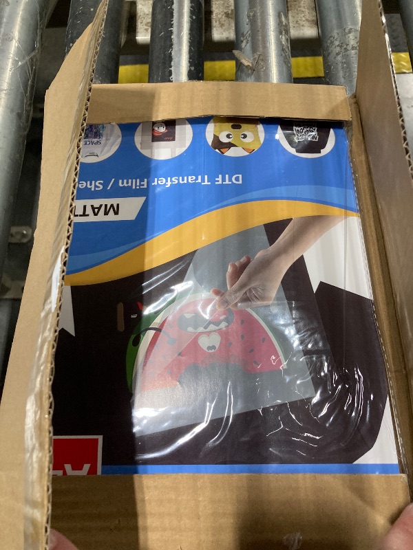 Photo 1 of 100 Sheets DTF Transfer Film Paper A4 Double Sided Thick Clear Pretreat Sheets, PET Heat Transfer Paper for Epson Inkjet Printer DTG Printer Direct Print On T Shirts Textile
