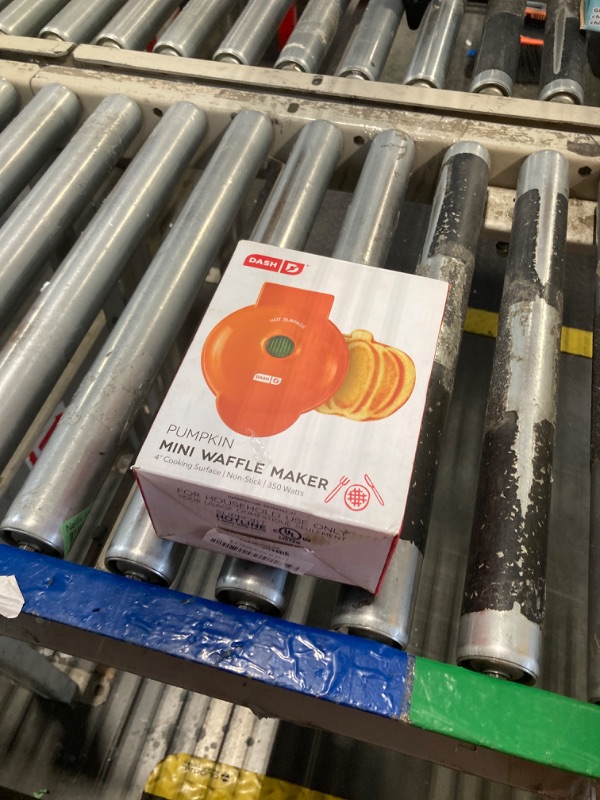 Photo 1 of **orange**
DASH Mini Waffle Maker Machine for Individuals, Paninis, Hash Browns, & Other On the Go Breakfast, Lunch, or Snacks, with Easy to Clean, Non-Stick Sides, Red Heart 4 Inch