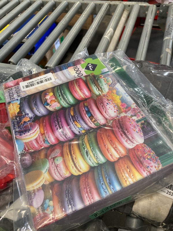 Photo 1 of 1000 Piece Puzzles for Adults,Food Jigsaw Puzzle,Macaroon Palette Jigsaw Puzzles 1000 Pieces,Creative Games and Easter Gifts Home Decor Toy for Adults Elders (27.5"x19.6"), 1:1 Poster