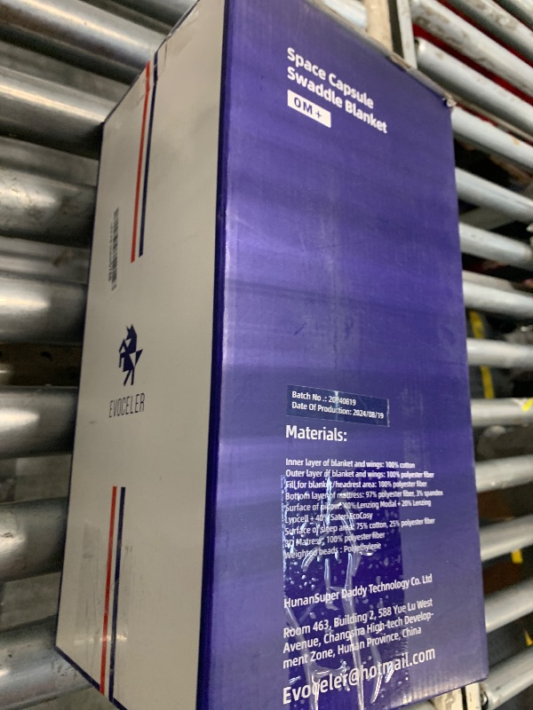 Photo 1 of Evoceler Baby Swaddle Sleep Sack - 1.0 TOG Swaddle with Temperature Monitor & Supportive Mattress, Organic Cotton Wearable Blanket, Soft and Breathable, Reduces Startle Reflex (0-3 Months, XS)