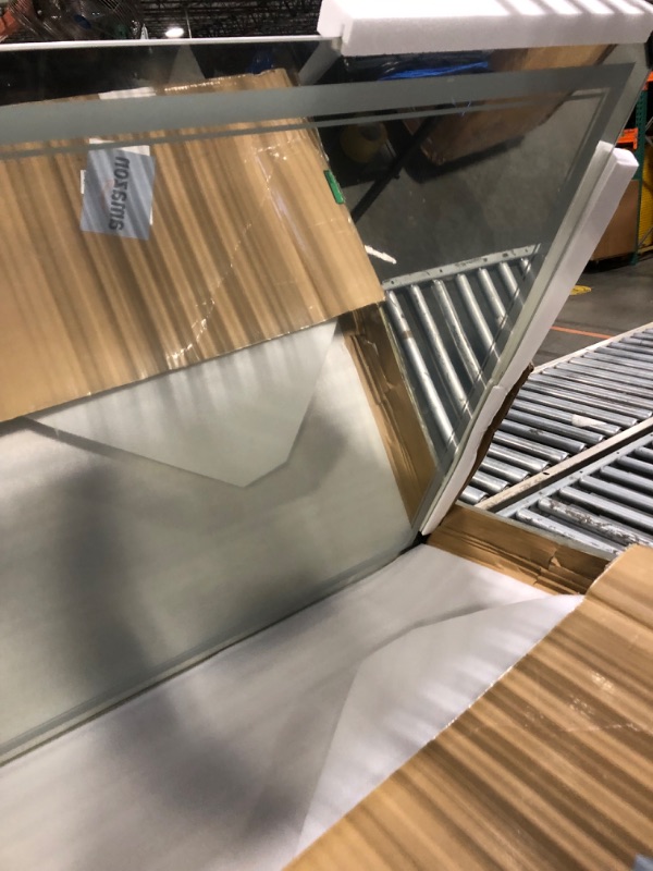 Photo 1 of ISTRIPMF 84x40 Inch RGB LED Bathroom Mirror with Lights, Color Changing RGB Backlit LED Mirror for Bathroom,Lighted Vanity Mirrors for Bathroom Wall, Dimmable, Anti-Fog (RGB Backlit+Front-Lit)