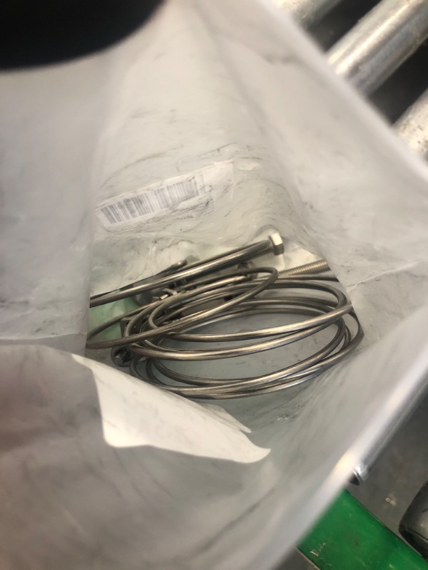 Photo 1 of (4 Pieces) 85-90mm Double Wire Hose Clamp Pipe Tube Clamps 304 Stainless Steel Hose Clips