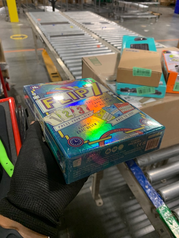 Photo 1 of ** sealed**
 Flip 7, The Ultimate Blend of Press Your Luck and Strategy, Fast-Paced Addictive Card Game, Quick to Learn and Easy to Teach, Perfect for Game Nights, 3+ Players, Ages 8 & Up, 20 minutes Play Time