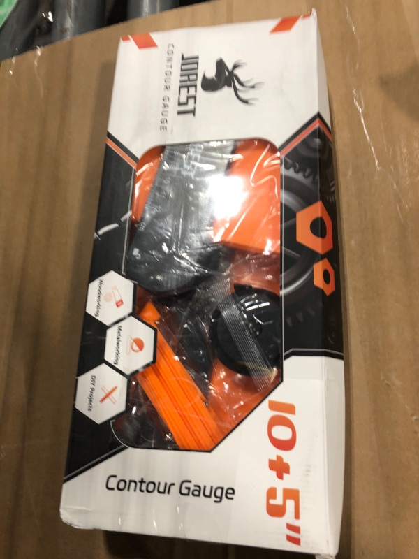 Photo 1 of   JOREST Connectable Contour Gauge (10+5 Inch), Gifts Ideas for Men Dad Handyman Husband Him, Shape Profile Duplicator with Lock, Outline Angle Measuring Tool, Template tool, Tile Flooring, Scribe Edge