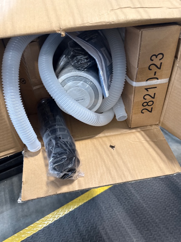 Photo 1 of INTEX 28211EH Metal Frame Above Ground Swimming Pool Set: 12ft x 30in – Includes 530 GPH Cartridge Filter Pump – Puncture-Resistant Material – Rust Resistant – 1718 Gallon Capacity