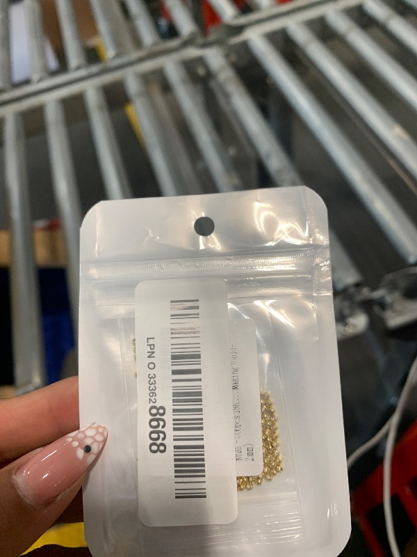 Photo 1 of 500pcs 18K Gold Filled Spacer Beads That Do Not Fade Easily Smooth Round Beads Seamless Ball Beads Brass Loose Beads Metal Beads for DIY Necklace Bracelet Jewelry Making (Gold-2mm)