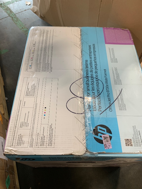 Photo 1 of HP OfficeJet Pro 9730e Wide Format Wireless All-in-One Color Inkjet Printer, Print, scan, Copy up to 11x17', ADF, Duplex Printing Best for Office, 3 Month Instant Ink Trial Included (537P6A)