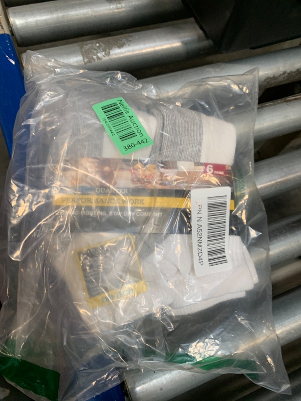 Photo 1 of Dickies Men's Dri-Tech Moisture Control Quarter Socks, Available in M-XXL (6, 12, 18, White (6 Pairs), Medium