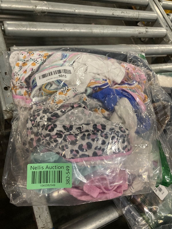 Photo 1 of **USED** Fruit of the Loom Girls' Tag Free Cotton Brief Underwear Multipacks, Brief-20 Pack-White/Stripes/Animal Print, 10