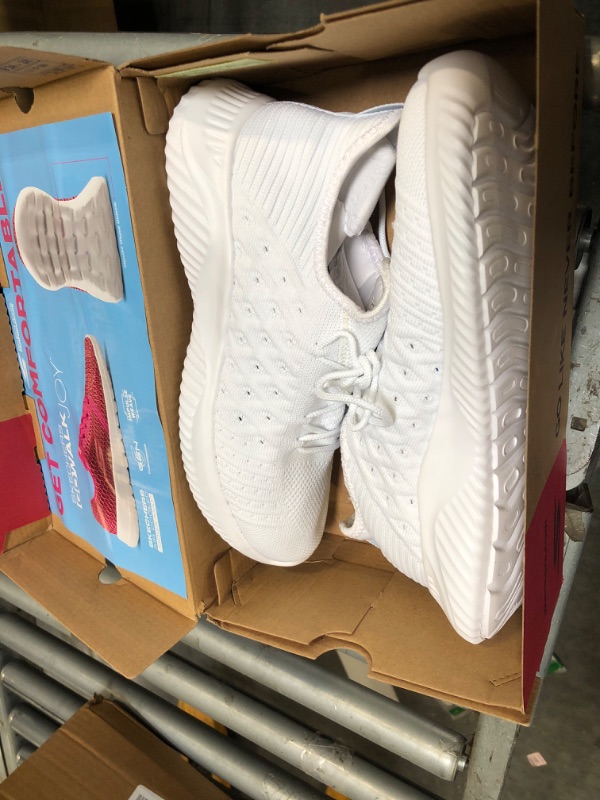 Photo 1 of  Women's Go Walk Joy Sneaker, White, 8.5