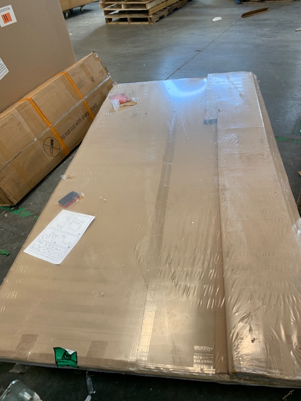 Photo 1 of **NEW** VIZ-PRO Double-Sided Magnetic Mobile Whiteboard, 96 x 48 Inches, Rolling Dry Erase Board Easel Stand on Wheels with Aluminium Frame for School Office Home 8' x 4'