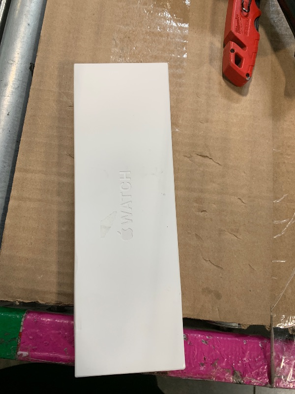 Photo 1 of Apple Watch Series 10 [GPS 42mm case] Smartwatch with Silver Aluminium Case with Blue Cloud Sport Loop. Fitness Tracker, ECG App, Always-On Retina Display, Carbon Neutral****incomplete watch strap