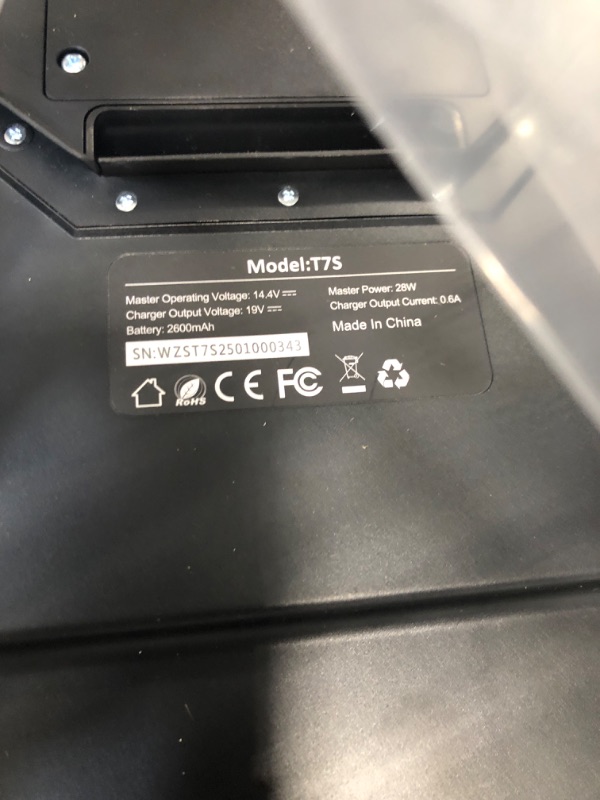 Photo 1 of Robot Vacuum and Mop Combo, Vacuuming & Mopping 2 in 1 Robotic Vacuum Cleaner with Wi-Fi/App/Remote, Schedule, 2000Pa Max Suction, Self-Charging, Slim, Ideal for Hard Floor, Low-Pile Carpet, Pet Hair