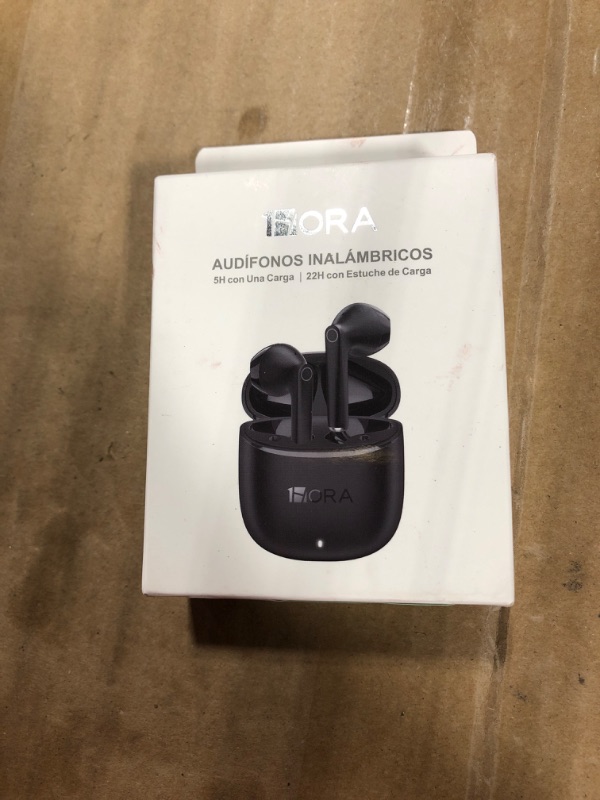 Photo 1 of 1 Hora Wireless Earbuds Bluetooth 5.3, Sports Headphones Deep Bass in-Ear Earphones, Premium Sound with Charging Case, Compatible with iPhone, Android Smartphone, Tablet, Laptop