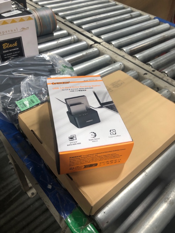 Photo 1 of ** SEALED**
FIDECO Hard Drive Docking Station, USB 3.0 SATA HDD Docking Station for 2.5 & 3.5 inch SATA HDD/SSD, Dual Bay, Support Offline Clone and UASP