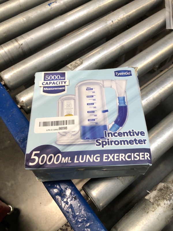 Photo 1 of Incentive Spirometer Adult, Breathing Exercise Device for Lungs, Deep Breathing Trainer for Adults - 5000ml Volume Measurement with Flow Rate Indicator