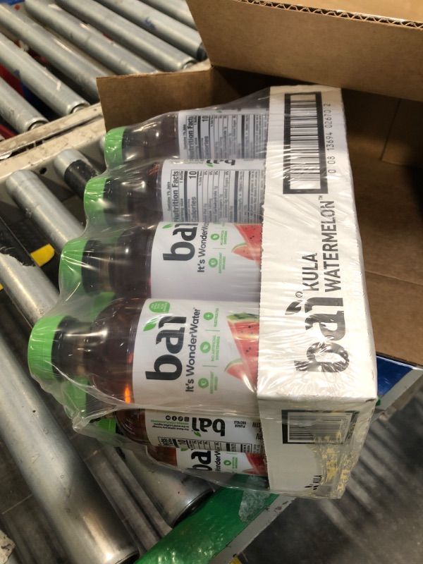 Photo 1 of Bai Antioxidant Infused Water Beverage, Molokai Coconut, with Vitamin C and No Artificial Sweeteners, 18 Fluid Ounce Bottle, 12 Pack