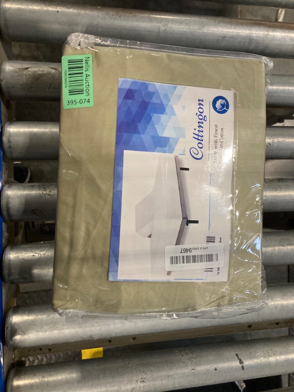 Photo 1 of 1 Piece Top Split King Fitted Sheet Only for Adjustable beds, Soft Moisture Wicking Premium 100% Egyptian Cotton, 34 Inches Half Split Flex Head Bottom Sheet for Sleep Number 16" Deep Mattress, Sage