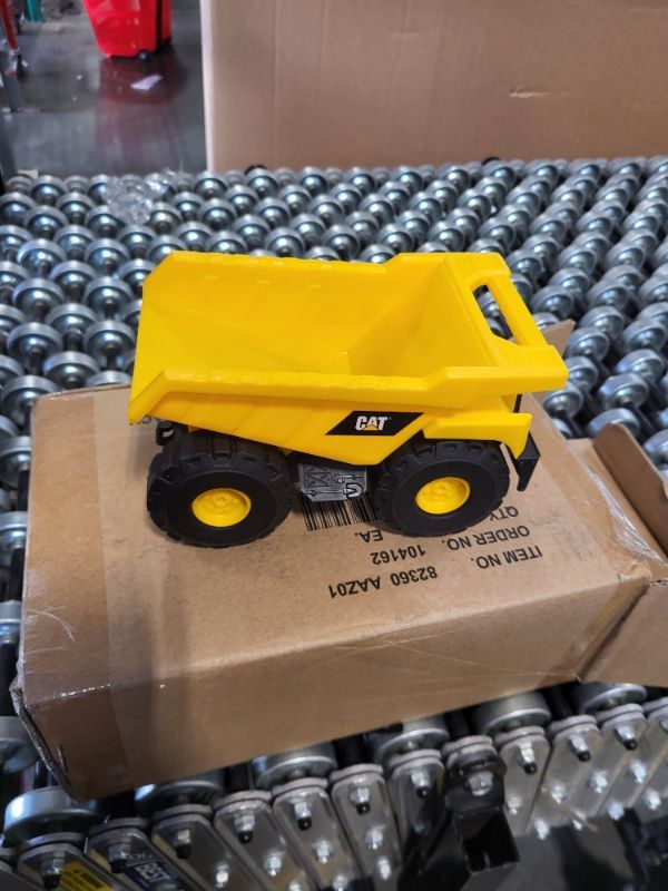 Photo 1 of **ONE ONLY**
CAT Construction Toys, Mini Crew 3-Pack 7”, Push-Powered Yellow Construction Vehicle Toys, Includes Dump Truck, Wheel Loader, and Excavator for Kids and Toddlers Ages 2+