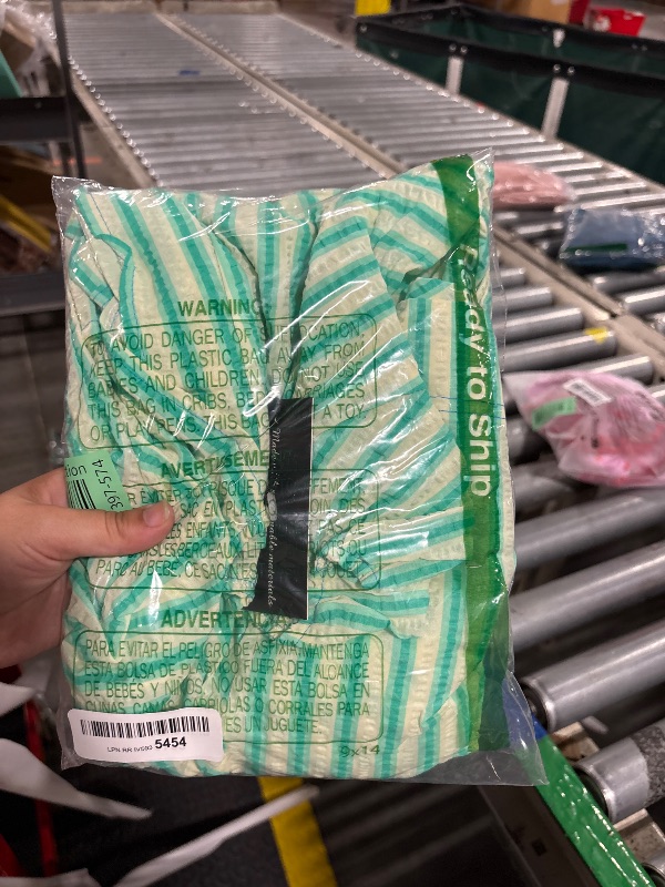 Photo 1 of    hibshaby Women's Boho Romper ¾ Sleeves Bow Tie Mini Short Jumpsuit Playsuits Babydoll Romper Travel Vacation Clothes S