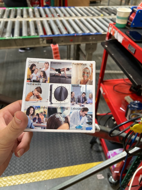 Photo 1 of Kitchen Timers for Cooking, Chef Cooking Timer Clock with Loud Alarm,100% Mechanical Desk Timer - No Batteries Required - Magnetic Backing, Exquisite Stainless Steel Body - Countdown Reminder Magnetic