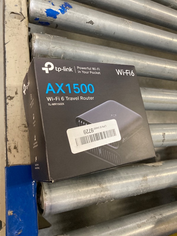 Photo 1 of TP-Link Ultra-Portable Wi-Fi 6 AX1500 Travel Router TL-WR1502X | Easy Public WiFi Sharing | Hotel/RV/Travel Approved | Phone WiFi Tether | USB C Powered | Multi-Mode | Tether App | Durable Design