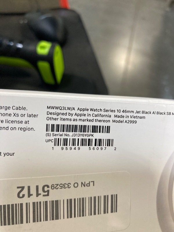 Photo 1 of [Missing Strap]  Apple Watch Gen 8 Series 8 Cell 45mm Midnight Aluminum