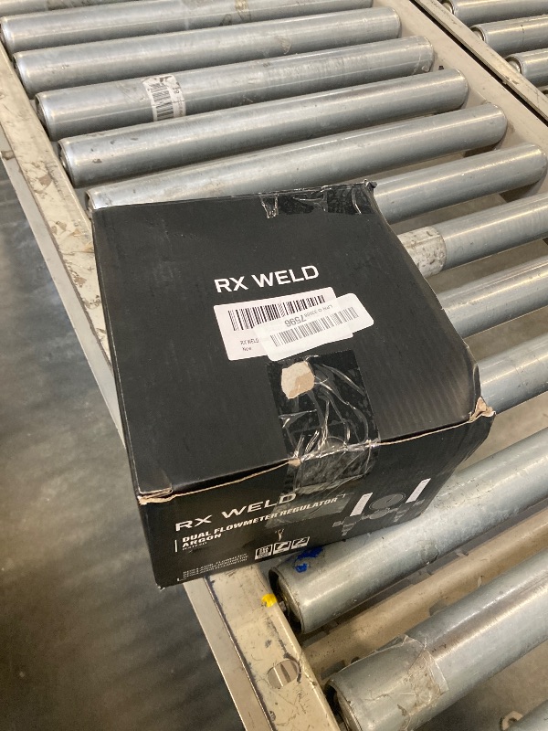 Photo 1 of RX WELD Dual Output Argon Regulator Flow Meter Mig Tig 0-60CFH CGA580 Inlet 5/"8 UNF-18RH Outlet