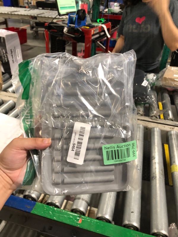 Photo 1 of Faucet Mat for Kitchen Sink - 2024 Upgraded Premium Silicone Splash Guard with Fast Drying Properties - Protective Sink Tray Ideal for Stone Sinks in Kitchen & Bathroom (1, Gray)