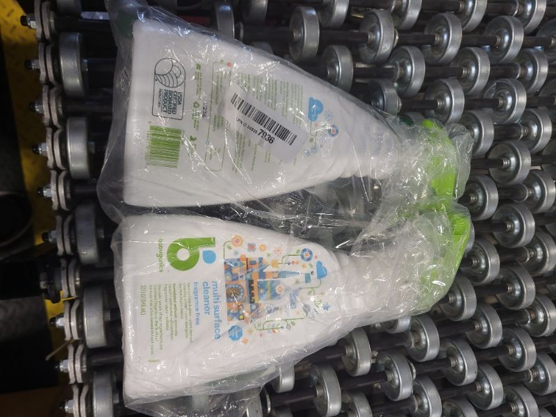 Photo 1 of ***one missing**
Babyganics Multi Surface Cleaner, Fragrance Free, For Hard Surfaces, Glass, Stainless Steel, Tiles, and Walls, 32 Fl Oz Spray Bottle (Pack of 3)