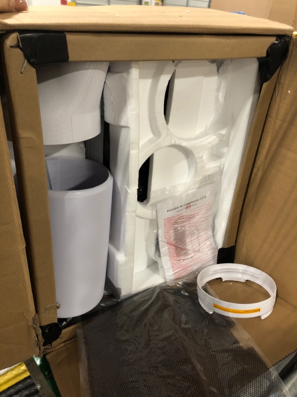 Photo 1 of 14,000 BTU Portable Air Conditioner Cools Up to 700 Sq.Ft, 3-IN-1 Quiet Portable AC Unit with Remote Control & Installation Kits for Large Room, Smart/Sleep Mode, Auto Swing, 24H Timer