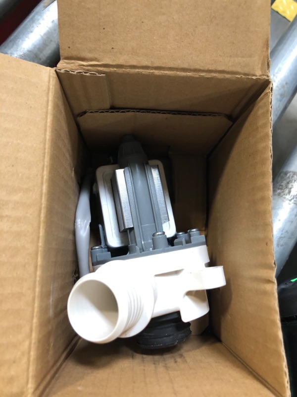 Photo 1 of OEM WH23X28418 Washer Drain Pump Assembly Compatible with GE Hotpoint, Washer Pump Replaces WH23X24178 WH23X27574 4958182 AP6889136 PS12723115 EAP12723115 290D1201G001 B40-3A01 B30-3A02