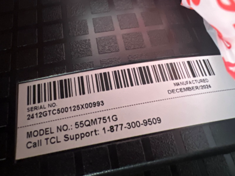 Photo 1 of TCL 55-Inch QM7 QLED 4K Smart QD-Mini LED TV with Google TV (55QM751G, 2024 Model) Dolby Vision IQ, Dolby Atmos, HDR, Game Accelerator up to 120Hz, Voice Remote, Works with Alexa, Streaming Television