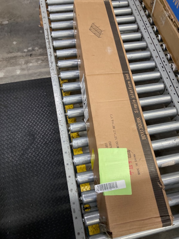 Photo 1 of **NO HEADBOARD*****Queen Bed Frame No Box Spring Needed PAPROOS Heavy Duty Queen Size Metal Platform Bed with 13in Large Underbed Storage Metal Bed Queen Size Frame No
