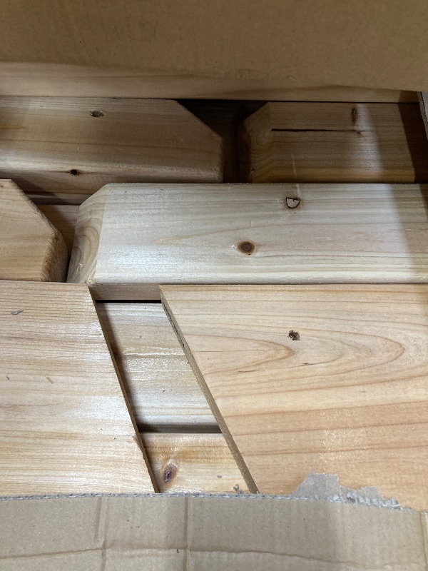 Photo 1 of Jack and June Premium Cedar Wood Rectangular Picnic Table Easy Assembly Rounded Corners Comfortable for Kids and Adults