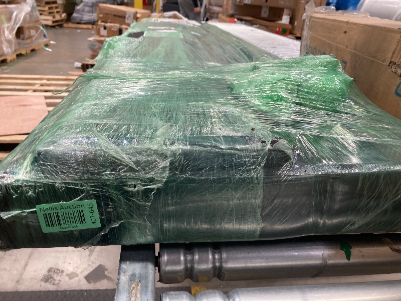 Photo 1 of **MISSING PARTS******Homfa King LED Bed Frame with 4 Storage Drawer Upholstered Platform Bed with Adjustable Crystal Button Tufted Headboard Black
