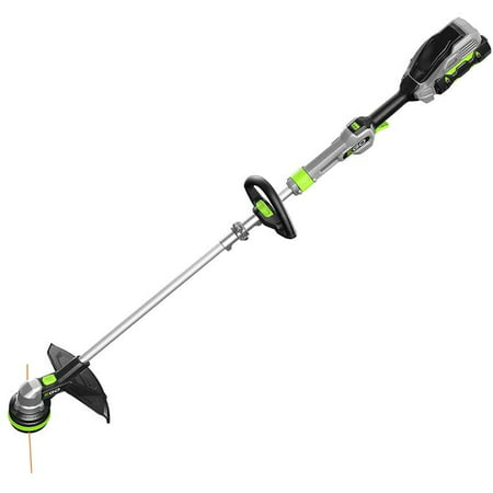 Photo 1 of **MISSING BATTERY****EGO Power+ ST1511T 15-Inch Weed Eater 56-Volt Lithium-Ion Cordless POWERLOAD String Trimmer Kit with Telescopic Alu Foldable Shaft Weed Wacker - 2.5Ah
