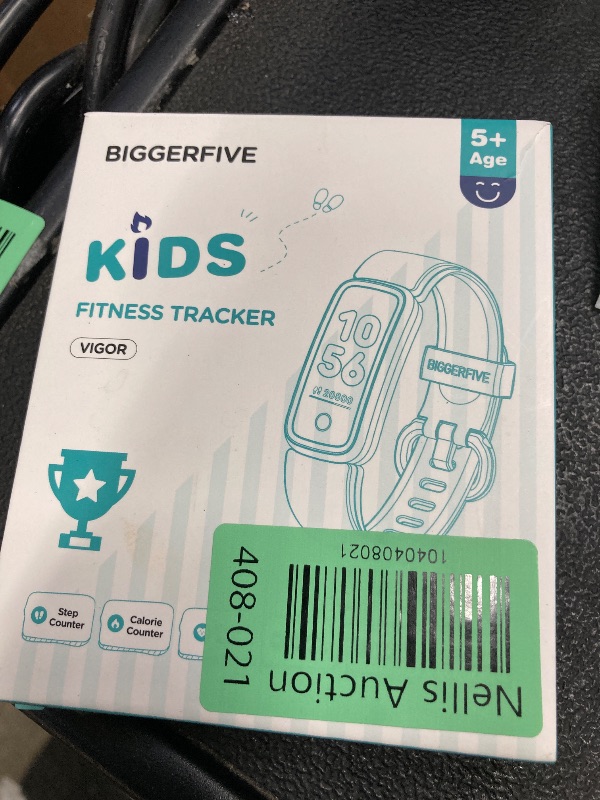 Photo 1 of BIGGERFIVE Vigor Kids Fitness Tracker for Girls & Boys Ages 5-15, Kids Watch with IP68 Waterproof, Pedometer, Activity Tracker with Heart Rate & Sleep Monitor, Calorie & Step Counter Watch