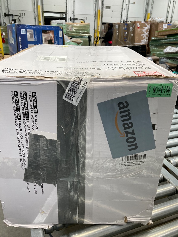 Photo 1 of 12,000 BTU Portable Air Conditioner Cools Up to 500 Sq.Ft, 3-IN-1 Energy Efficient Portable AC Unit with Remote Control & Installation Kits for Large Room, Campervan, Office, Temporary Space