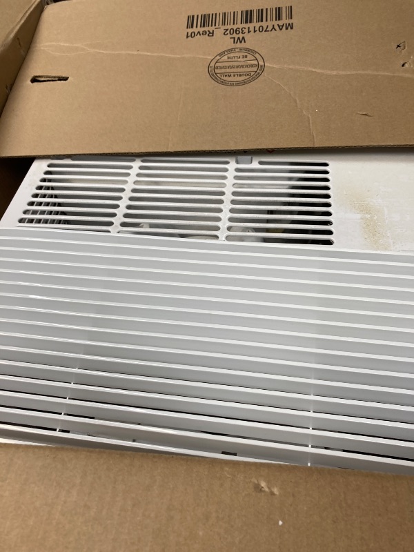 Photo 1 of 14,000 BTU 115V Window Air Conditioner Cools 700 Sq. Ft. with Wi-Fi, Remote, Dehumidifier and in White