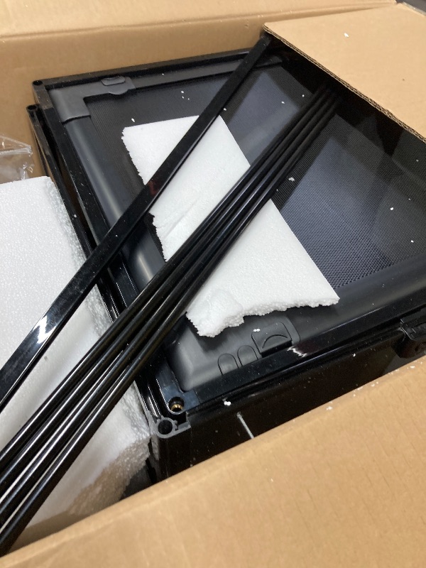 Photo 1 of WACOOL 50 Gallon Reptile Tank, Front Opening Chameleon Cage 18" x 18"x 36", 3-in-1 Side Design (Glass or Mesh+Glass), Bio Deep Base 10" Vertical Reptile Cage for Frog Iguana