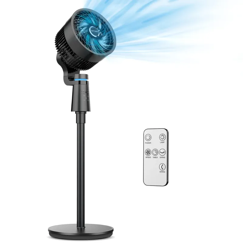 Photo 1 of **NO REMOTE/PARTS ONLY**NFTIGB Pedestal Fans with Remote,75°+75° Oscillating Air Circulator Fan, 3 Speeds 3 Modes, 2025 New
