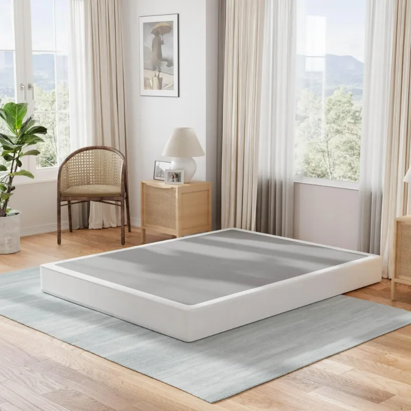 Photo 1 of ULIESC 7 Inch Full Size Box Spring, Full Box Spring Only, Metal Box Spring Full with Fabric Cover, Sturdy Mattress Foundation, Noise Free, Non-Slip, Easy Assembly
