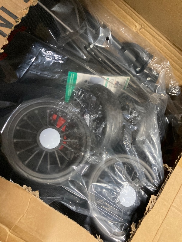 Photo 1 of ***MISSING WHEEL**Foldable Pet Stroller, COLLIFORD Pet Strolling Cart for Dog Cat, Breathable and Visible Mesh for All-Season
