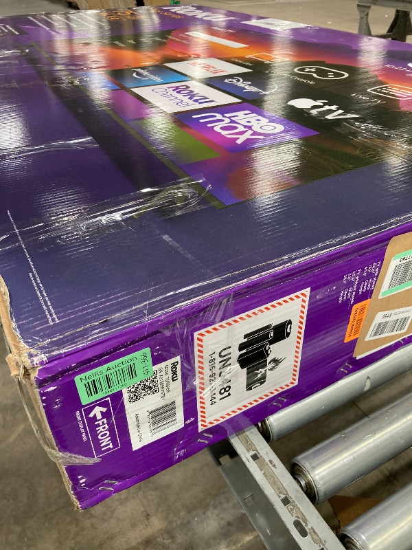 Photo 1 of ++IT,S BREOKEN+++Roku Smart TV – 75-Inch Plus Series 4K QLED RokuTV with Roku Voice Remote Pro, Dolby Vision, Striking 4K Resolution, Automatic Brightness, & Seamless Streaming – Live Local News & Sports
