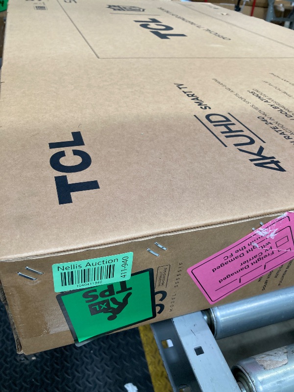 Photo 1 of ***PARTS ONLY/CRACKED SCREEN**TCL 55-Inch Class S5 UHD 4K LED Smart TV with Fire TV (55S551F, 2024 Model), Dolby Vision, HDR PRO+, Dolby Atmos, Alexa Built-in with Voice Remote, Apple AirPlay 2 Compatibility, Streaming Television