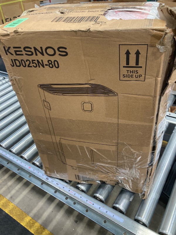Photo 1 of Kesnos 80 Pints Energy Star Dehumidifier for Home & Basement with Drain Hose, Front LED Display and 1.06 Gal Water Tank, Ideal for Spaces up to 5,500 Sq. Ft., Featuring Auto Defrost & Timer Function